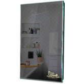 Specchio LED Verticale | Controllo tramite interruttore a muro | Luce bianca calda - Reyze Serie Motivated Modello 3